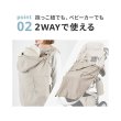 画像10: UV ＆ ウォータープロテクト ケープ / サンドアッシュ AirBuggy UV & WATER PROTECT CAPE (10)