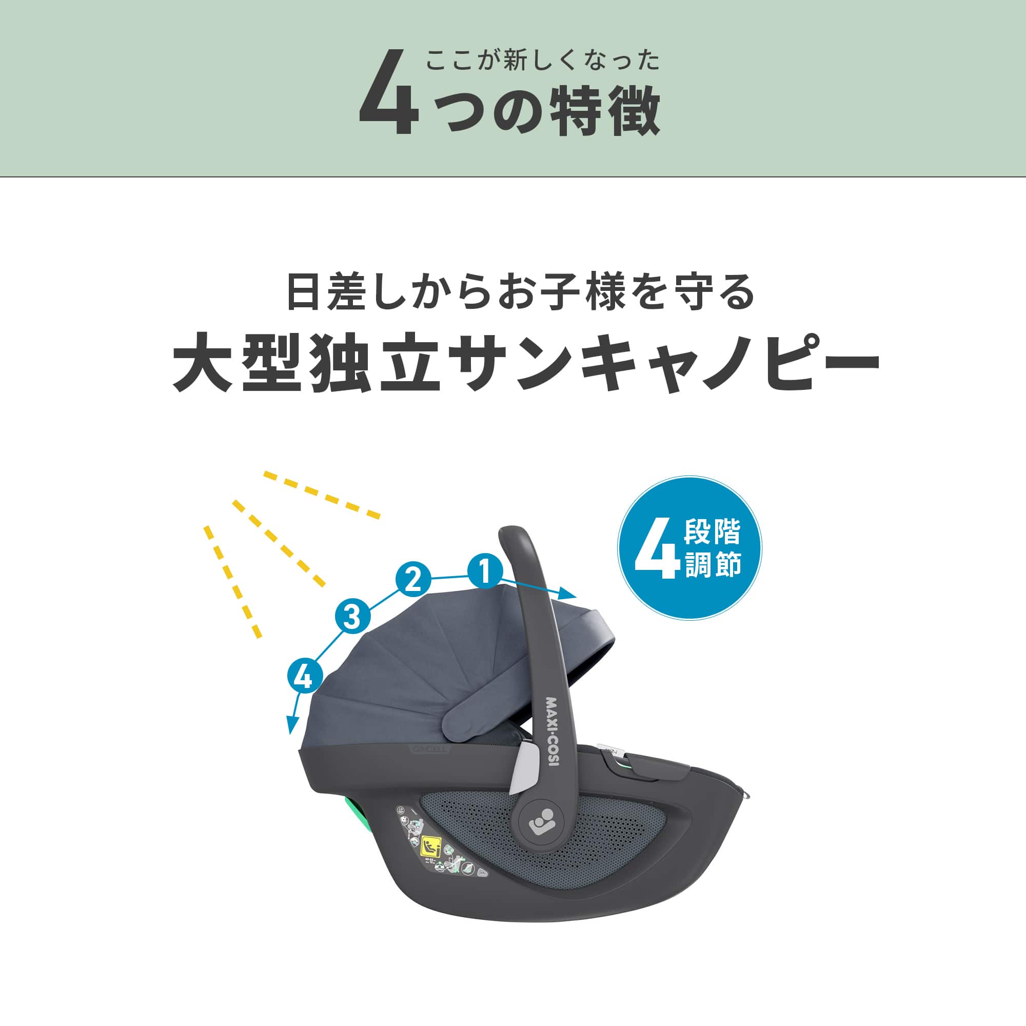 ＼期間限定！プレゼントキャンペーン／マキシコシ ペブル360 ISOFIX ベース2点セット /  エッセンシャルグラファイト（ベビーシート+専用車載ベース）Maxi-Cosi PEBBLE 360